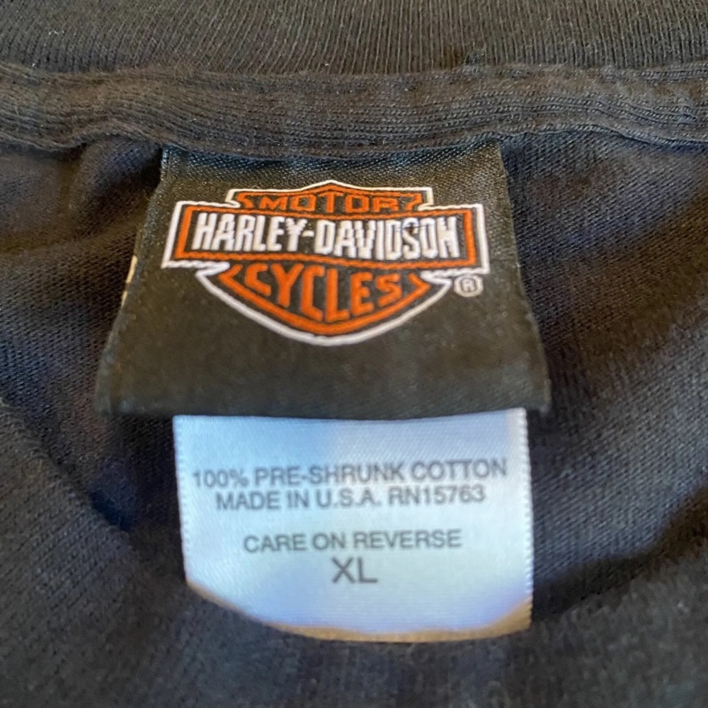 Harley Davidson Motorcycles T Shirt Men’s XL Nova Scotia Canada 2 Sided Graphic - Picture 5 of 10